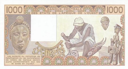 Sénégal 1000 Francs femme 1987 - Sénégal - Série A.017