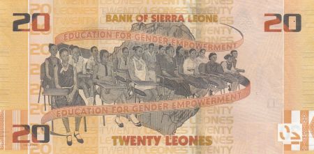 Sierra Leone 20 Leones - Constance Cummings - John - 27-04-2022 - Série EF