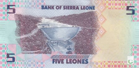 Sierra Leone 5 Leones - Sengbe Pieh - Barrage - 27-04-2022 - Série CQ