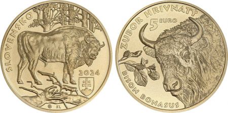 Slovaquie 5 Euros SLOVAQUIE 2024 - Le Bison