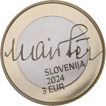 Slovénie 3 Euros Commémo. 2024 - Rudolf Maister