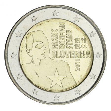 Slovénie Franc Rozman - 2 Euros Commémo. 2011