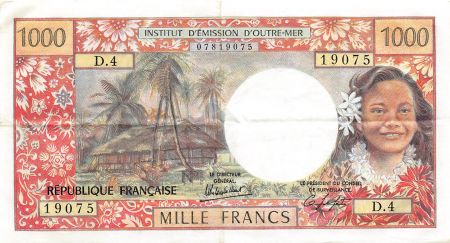 Tahiti 1000 Francs - Tahiti - Papeete - ND (1983)