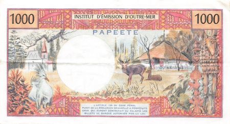 Tahiti 1000 Francs - Tahiti - Papeete - ND (1983)