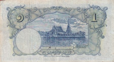 Thaïlande 1 Baht Roi Rama VII - 20-09-1934 - Série A74