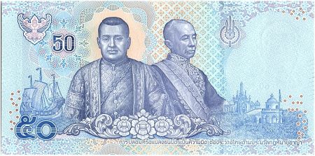 Thaïlande 50 Baht Rama X, au verso Rama III et IV - 2018 - Sign. 17 - Neuf - P.136