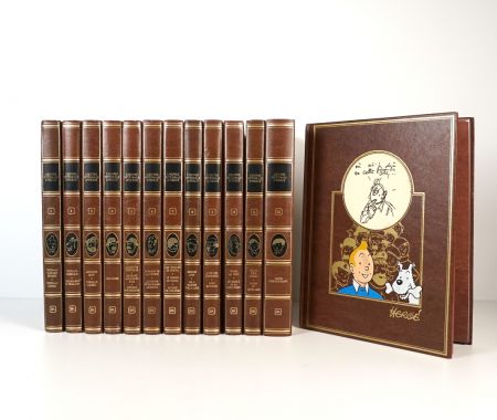 TINTIN - L\'uvre intégrale de 13 Tomes par Hergé, éditée par Rombaldi