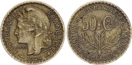 Togo 50 Centimes Territoire sous Mandat - Patey - 1924