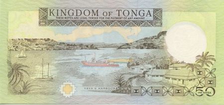 Tonga 50 Pa Anga Anga, Roi Taufa Ahau - Port Vava\'u