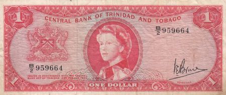 Trinidad et Tobago 1 Dollar - Elisabeth II - Banque - Série B2 - 1969