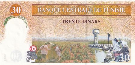 Tunisie 30 Dinars - Abou El Kacem Chebbi - Série F.5 - 1997