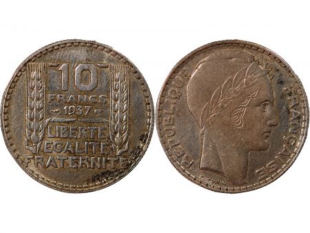 TURIN - 10 FRANCS 1937