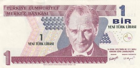 Turquie 1 Lirasi - Mustafa Kemal Atatürk - 2005