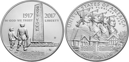 USA 1/2 Dollar Boys Town - 2017 D Denver