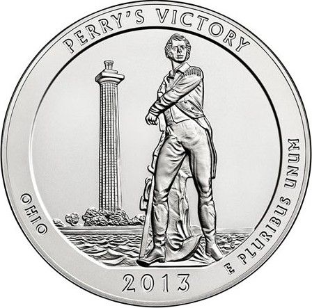 USA 1/4 Dollar Perry Victory Monument - 2013 D Denver