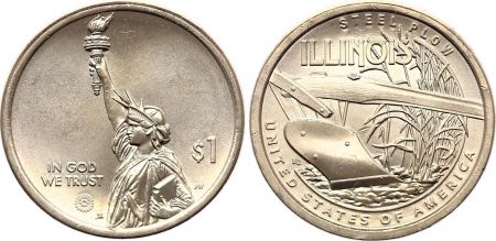 USA 1 dollar - American Innovation - Illinois - 2024 - D Denver