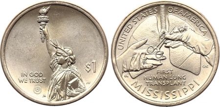 USA 1 dollar - American Innovation - Mississippi - 2023 - D Denver