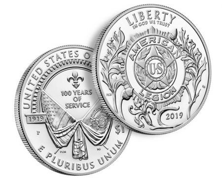 USA 1 Dollar 100 ans Légion - Proof 2019 P Philadelphie