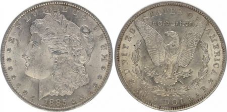 USA 1 Dollar Morgan - Aigle 1885 O Nouvelle-Orleans