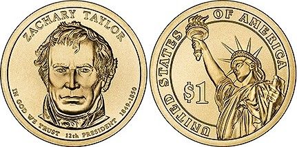 USA 1 Dollar Zacharie Taylor