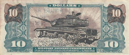 USA 10 dollars - Billet militaire - Series 681 - 1969 - TB