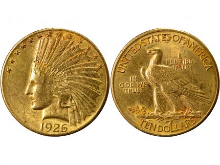 USA 10 Dollars Or, Indian Head - 1926 Philadelphie