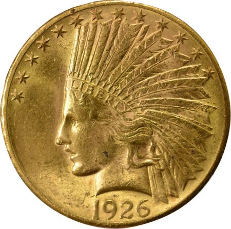 USA 10 Dollars Or, Indian Head - 1926 Philadelphie