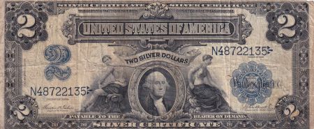 USA 2 Dollars George Washington - Silver certificate - 1899