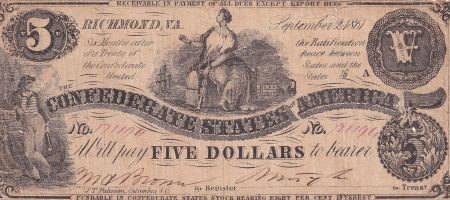 USA 2 Dollars The Confederate States of America - 1862 - Série 46777