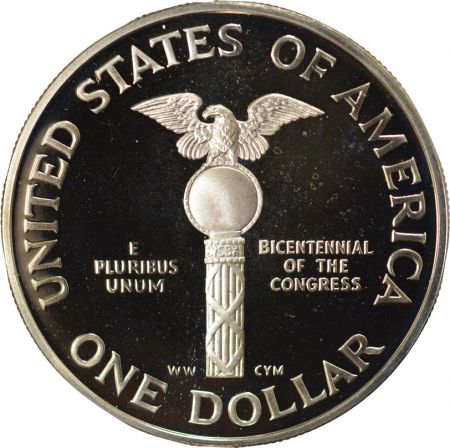 USA Dollar Argent, Congrès - 1989 S San Francisco BE