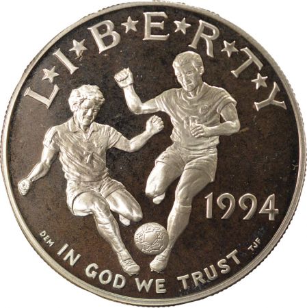 USA Dollar Argent, Coupe du Monde de Football - 1994 S San Francisco BE