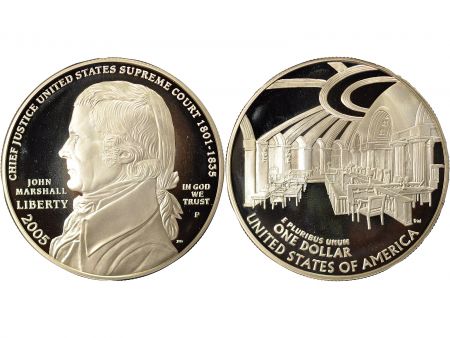 USA Dollar Argent, John Marshall - 2005 P Philadelphie BE