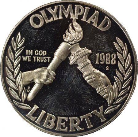 USA Dollar Argent, Olympiades - 1988 S San Francisco