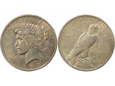 USA Dollar Argent, Peace - 1923 Philadelphie