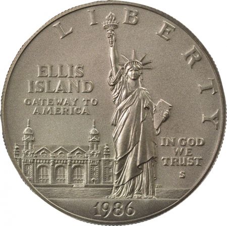 USA Dollar Argent, Statue de la Liberté - 1986 S San Francisco