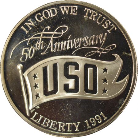 USA Dollar Argent, USO - 1991 S San Francisco BE