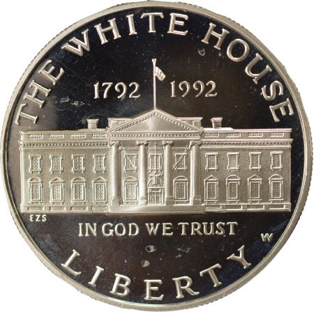 USA Dollar Argent, White House - 1992 W West Point BE