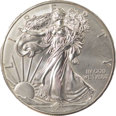 USA Once, 1 Dollar Argent, Silver Eagle - 2013 Philadelphie