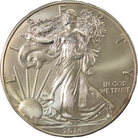 USA Once, 1 Dollar Argent, Silver Eagle - 2014