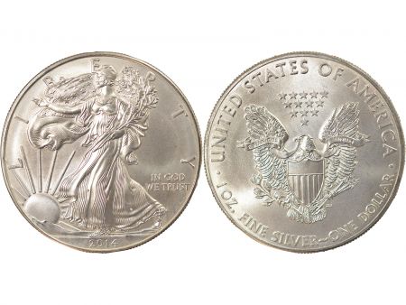 USA Once, 1 Dollar Argent, Silver Eagle - 2014 Philadelphie