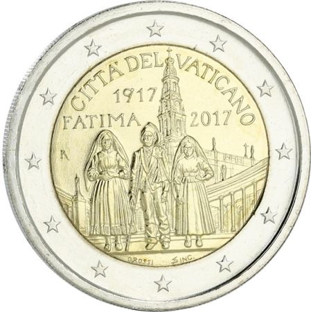 Vatican 2 Euros Commémo. - 2017 - 100 ans Fatima