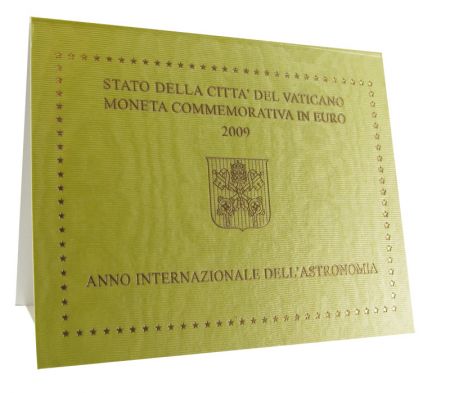 Vatican 2 Euros Commémorative - Vatican 2009 Année Internationale de l\'Astronomie