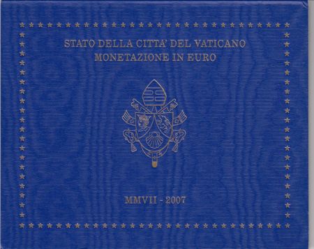 Vatican Coffret BU - 8 pièces - 2007 - Benoit XVI