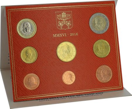 Vatican Coffret BU - 8 pièces - 2016 - François Ier