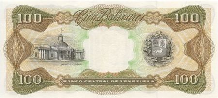 Venezuela 100 Bolivares S. Bolivar - Capitol