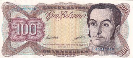 Venezuela 1000 Bolivares Simon Bolivar - Orchidées, Panthéon - 1998 - Lettre L