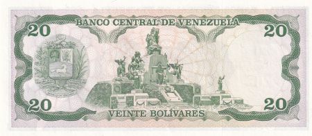 Venezuela 20 Bolivares,  Simon Bolivar - Antonio Jose de Sucre - 1995 - Lettre E