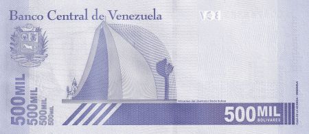 Venezuela 500000 Bolivares - Simon Bolivar - 03-09-2020 - Lettre C