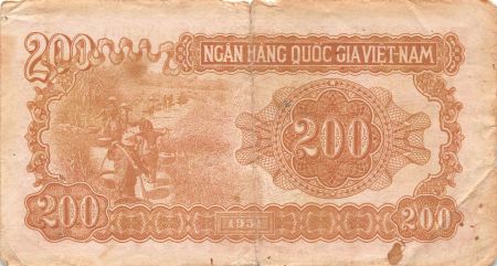 Vietnam 200 Dong - Vietnam Nord - Ho Chi Minh - 1951