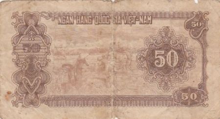 Vietnam 50 dong - Ho Chi Minh - Agriculture - 1951 - Série AB - P.61b